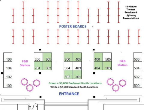 Exhibit Hall Floor Plan 